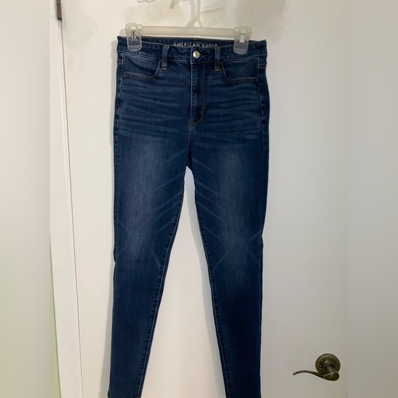 American Eagle dark wash skinny jean size 6 - Picture 1 of 6